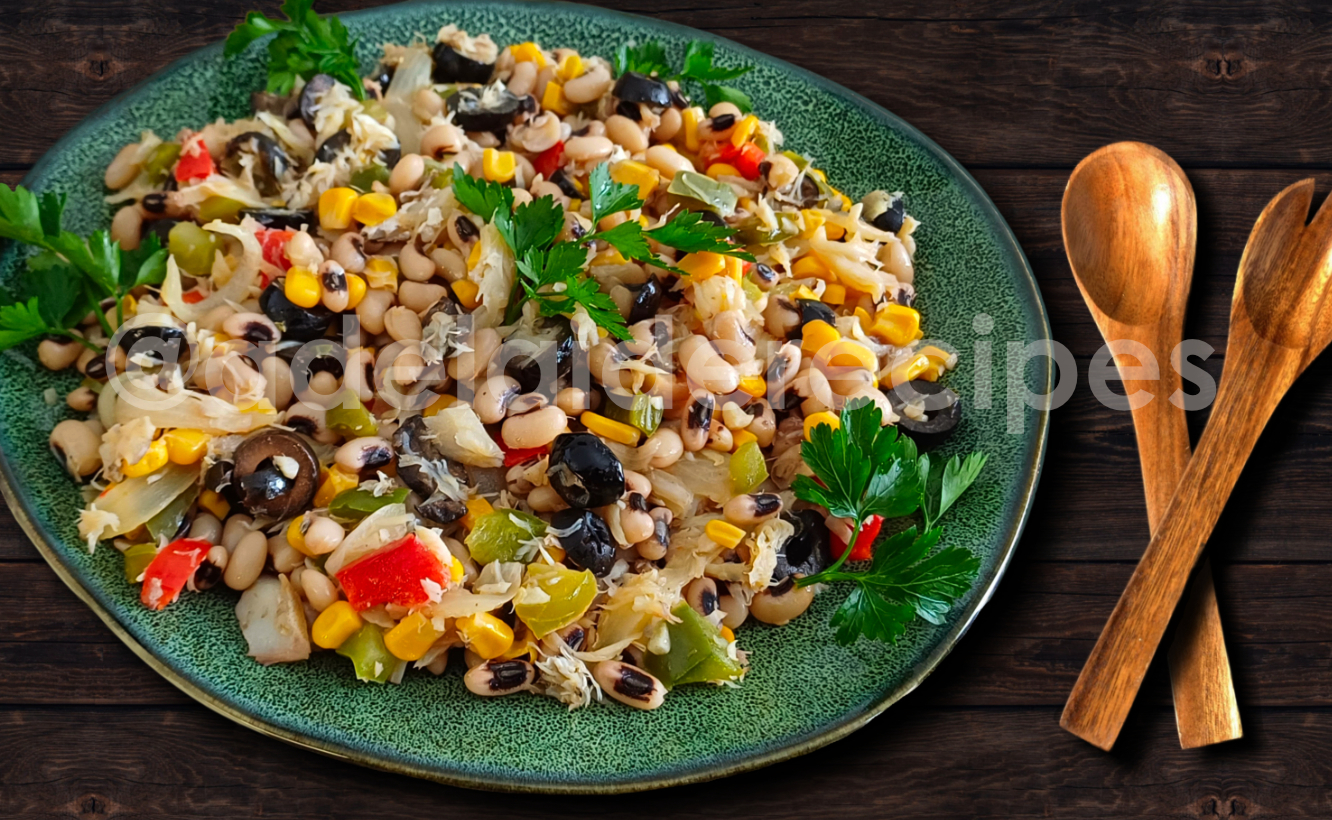 Salada de Bacalhau com Feijão Frade
