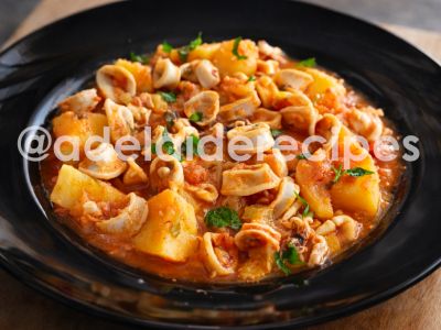 Lulas Estufadas MACIAS com Batatas | Receita Portuguesa