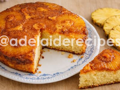 Bolo de Ananás Caramelizado | Receita Fácil e Deliciosa | Bolo Húmido e Fofo