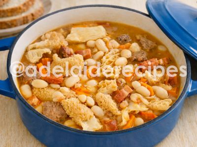 Tripas or Portuguese Dobrada with White Beans