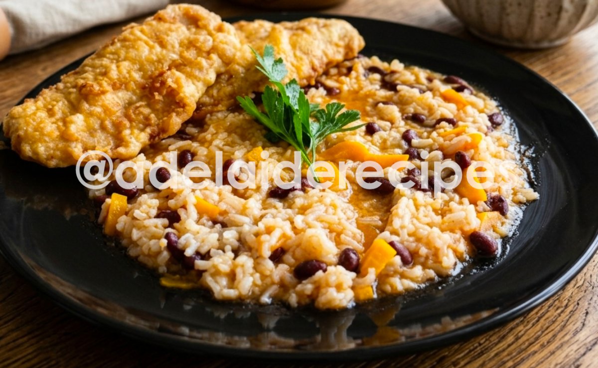 Hake Fillets with Malandrinho Portuguese Bean Rice