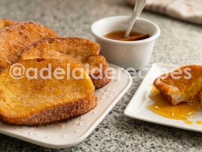 French toast with orange syrup | Christmas dessert!