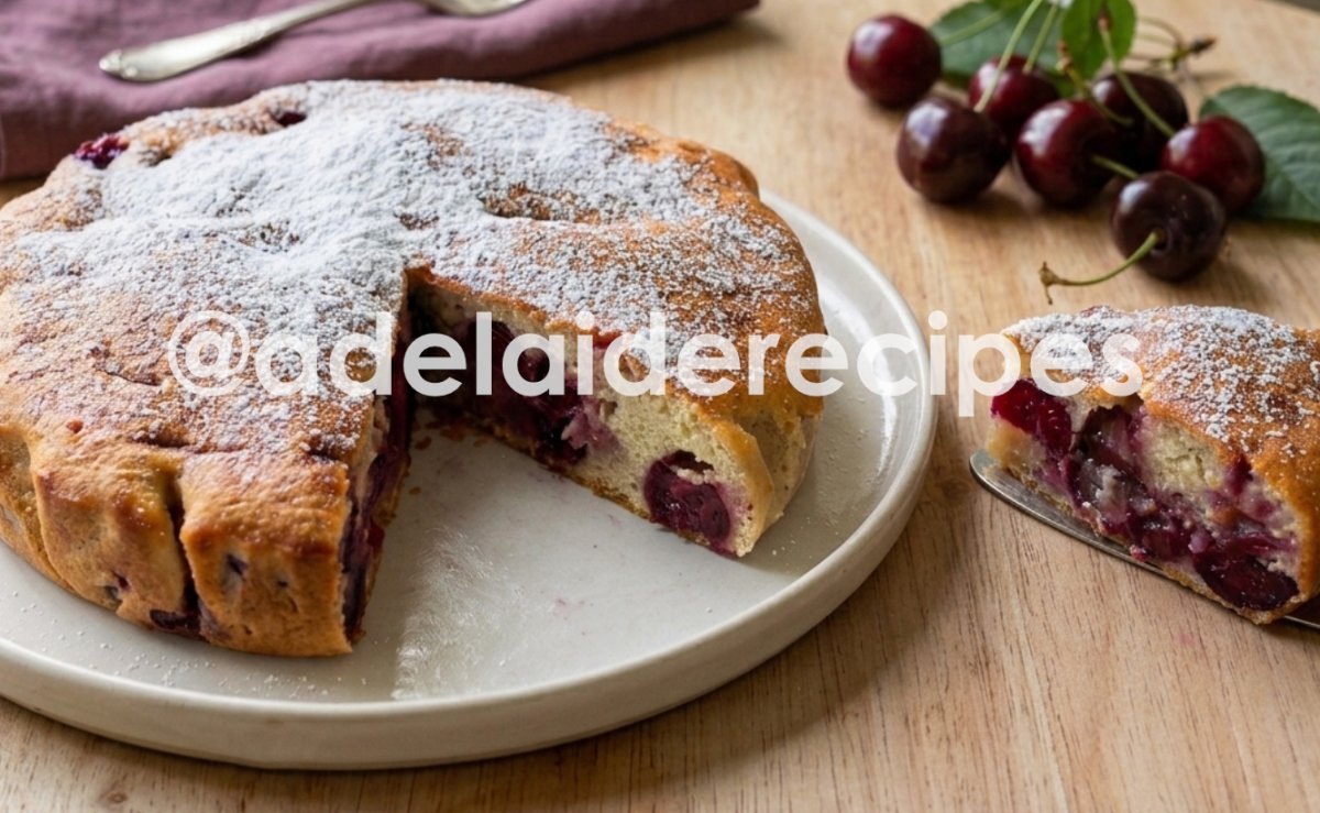 Cherry Cake! I Make It All Summer Long! Ready in Just 10 Minutes!