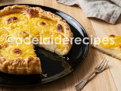 Pineapple & Coconut Tart | The Easiest Summer Dessert!