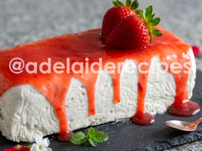 Easy and Refreshing Strawberry Semifreddo | Perfect Recipe for Summer