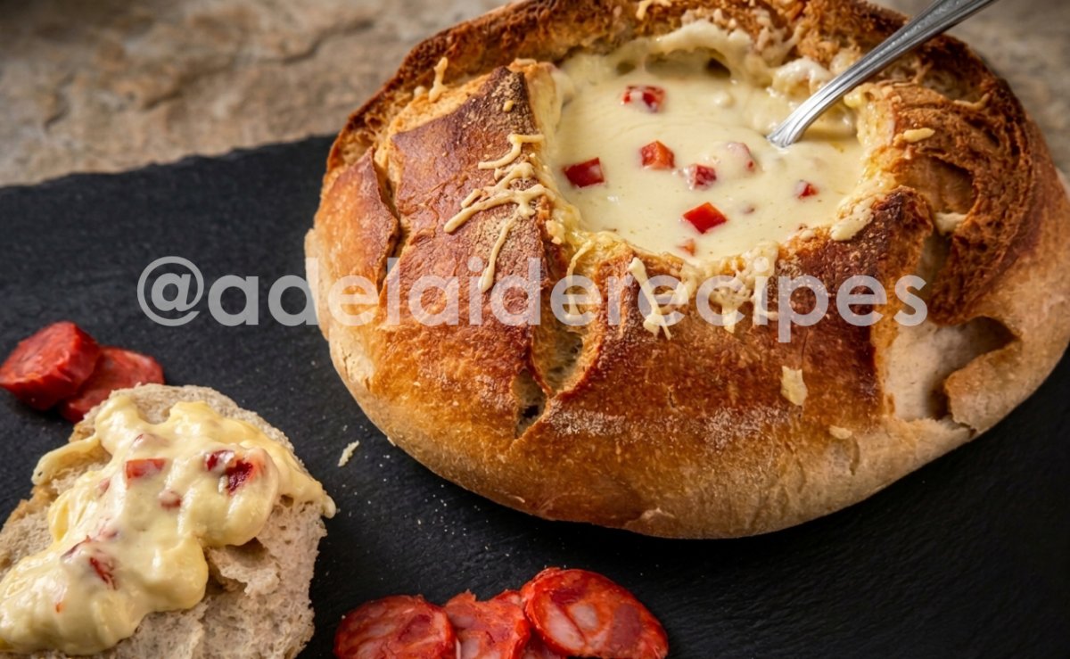 Bread stuffed with with Cheese & Chorizo | Easy, Crispy and Incredibly Delicious!