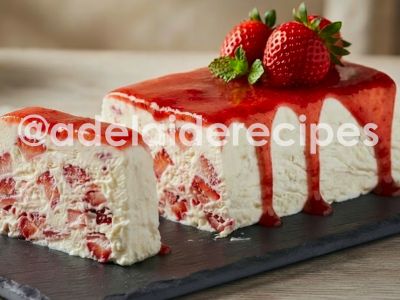 Strawberry Semifreddo | The Perfect Summer Dessert!